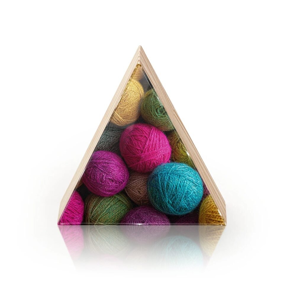 Totem Decorativo 'Trama de Cores'