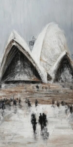 Totem Decorativo 'Ecos de Sydney'