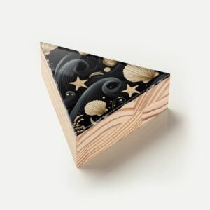 Totem Decorativo 'Oceano Dourado'