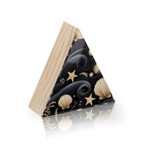 Totem Decorativo 'Oceano Dourado'