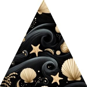 Totem Decorativo 'Oceano Dourado'