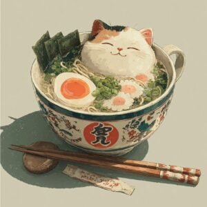 Totem Decorativo 'Ramen no Paraíso'
