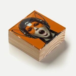 Totem Decorativo 'Explosão Futurista'