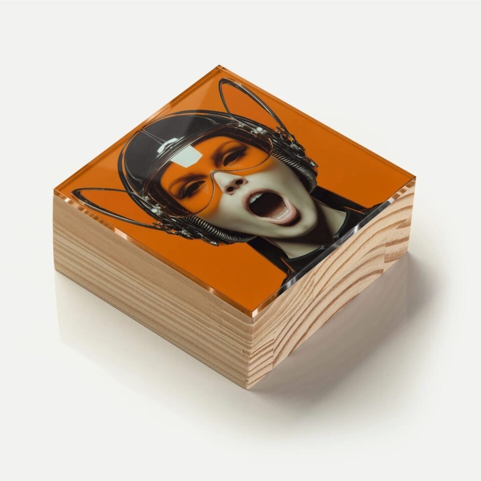 Totem Decorativo 'Explosão Futurista'