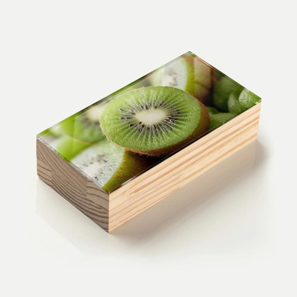 Totem Decorativo 'Explosão de Kiwi'