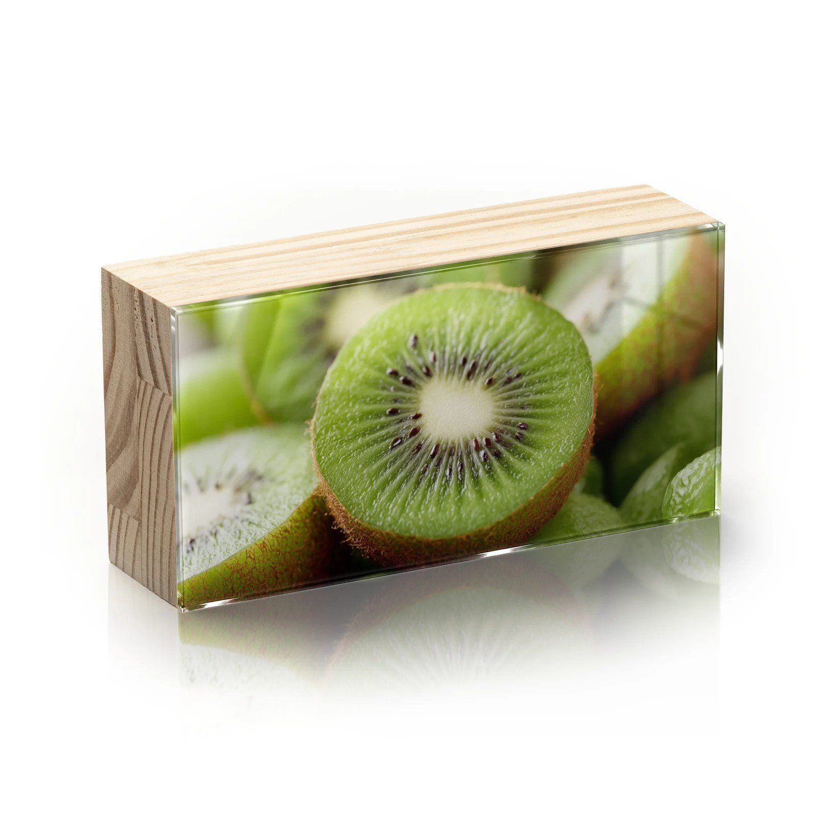 Totem Decorativo 'Explosão de Kiwi'