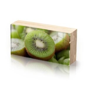 Totem Decorativo 'Explosão de Kiwi'