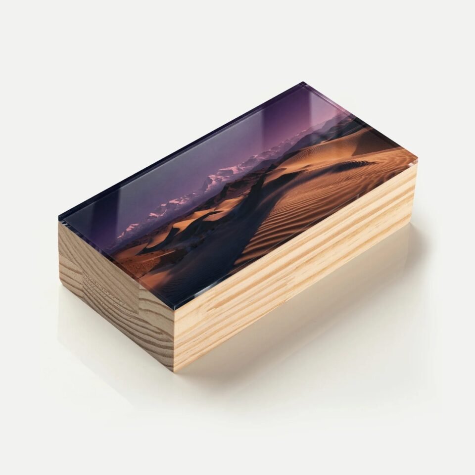 Totem Decorativo 'Dunas ao Entardecer'