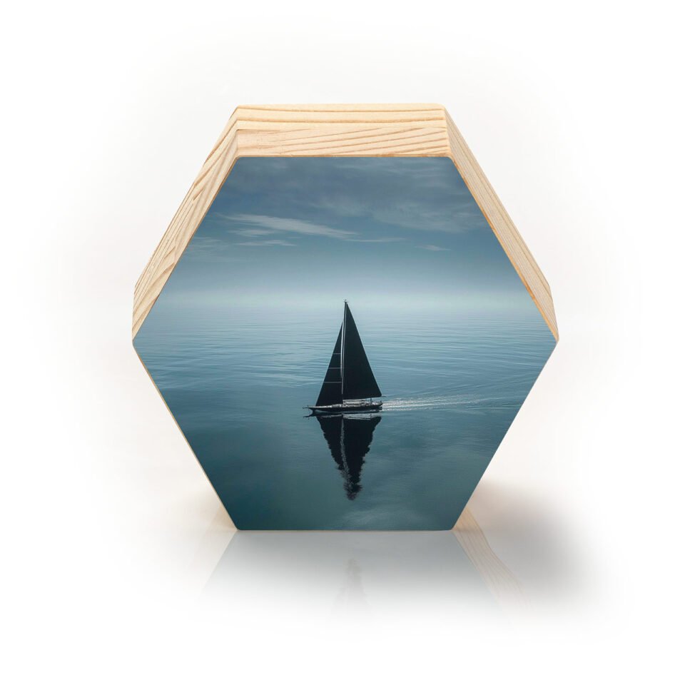 Totem Decorativo 'Além das Ondas'