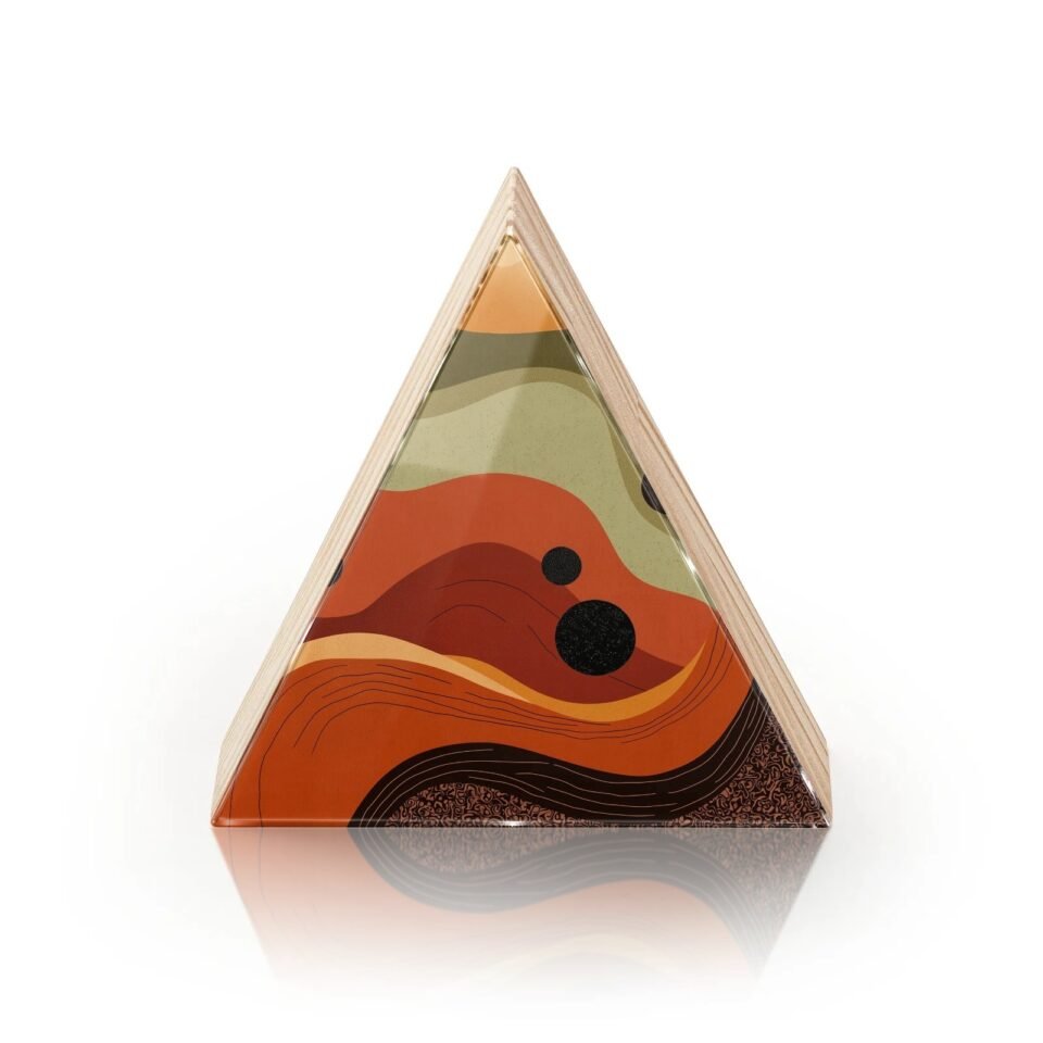 Totem Decorativo 'Terras em Movimento'