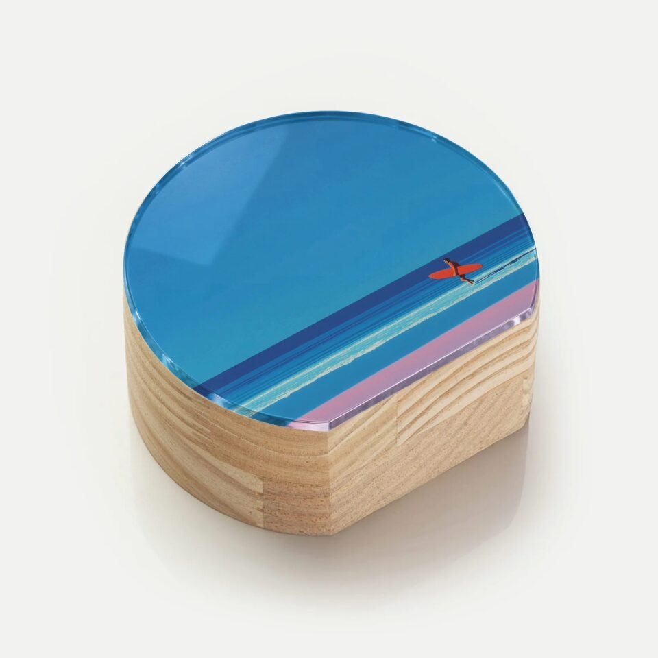 Totem Decorativo 'Horizonte Azul'
