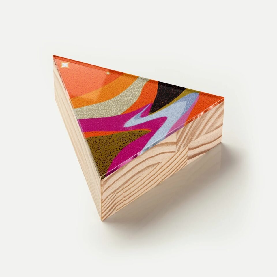 Totem Decorativo 'Horizonte em Cores'