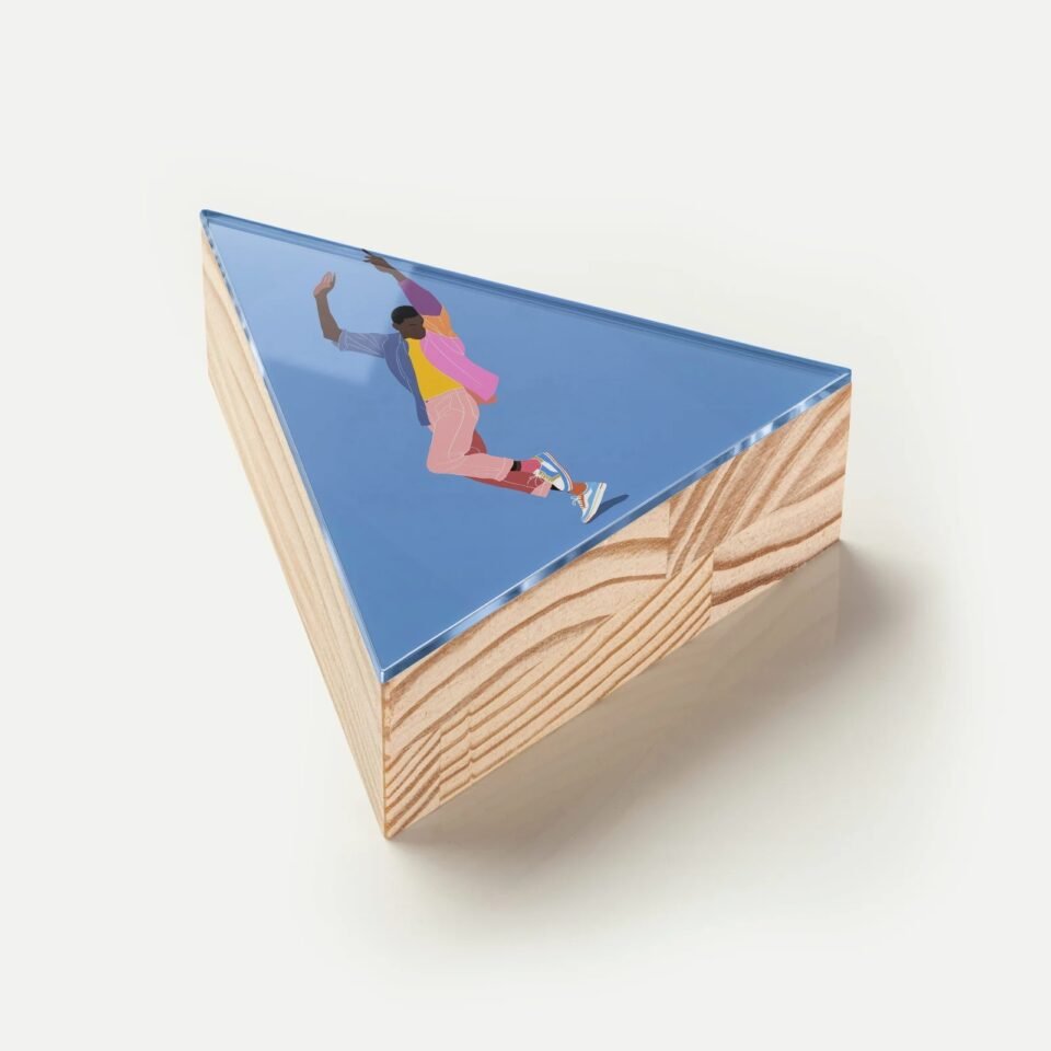 Totem Decorativo 'Ritmo em Movimento'