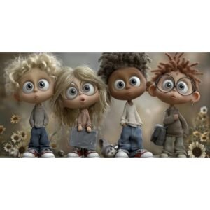 Totem Decorativo 'Aventuras Inocentes'