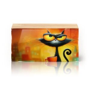 Totem Decorativo 'Café & Ironia'