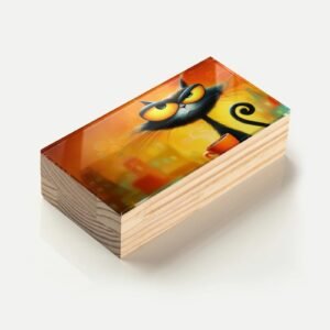 Totem Decorativo 'Café & Ironia'