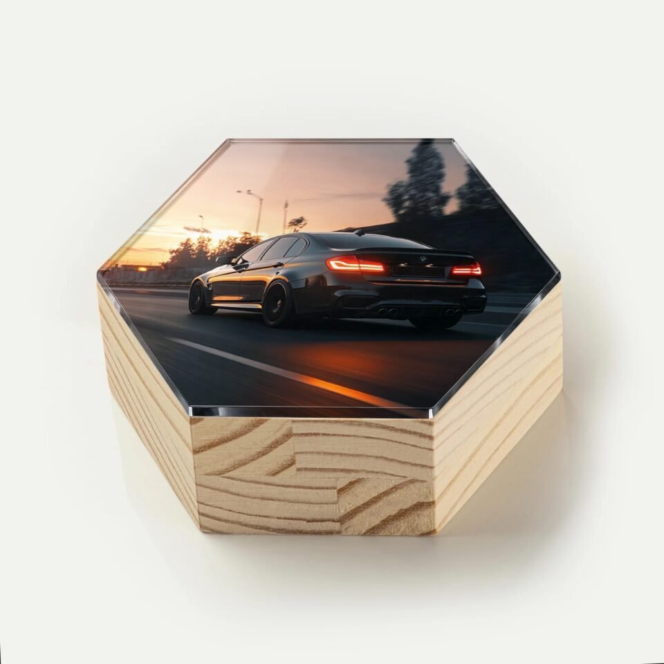 Totem Decorativo 'Noite em Movimento'