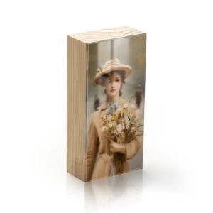 Totem Decorativo 'A Dama das Flores'