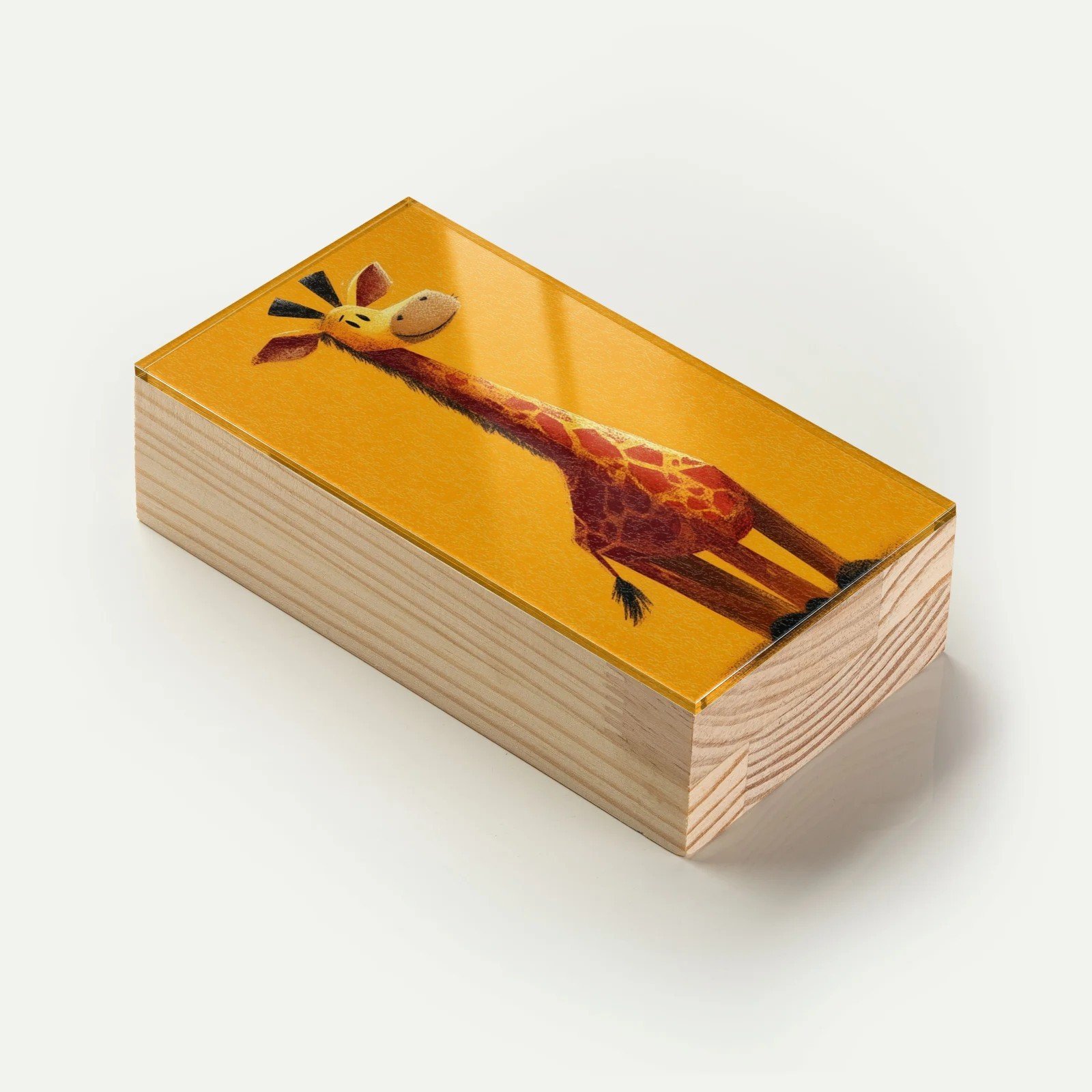 Totem Decorativo 'Girafinha Sorridente'