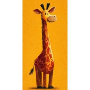 Totem Decorativo 'Girafinha Sorridente'