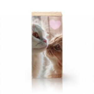 Totem Decorativo 'Amor Felino'