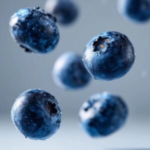 Totem Decorativo 'Blueberries em Suspensão'