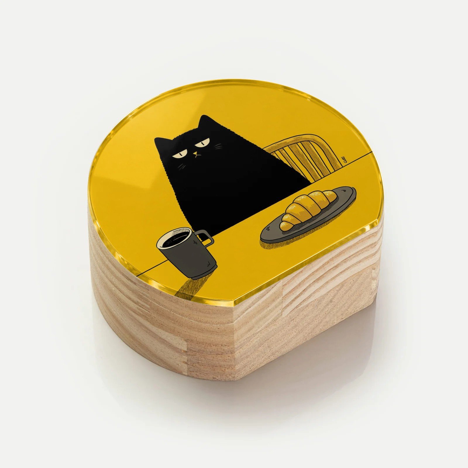 Totem Decorativo 'Gato & Sarcasmo'