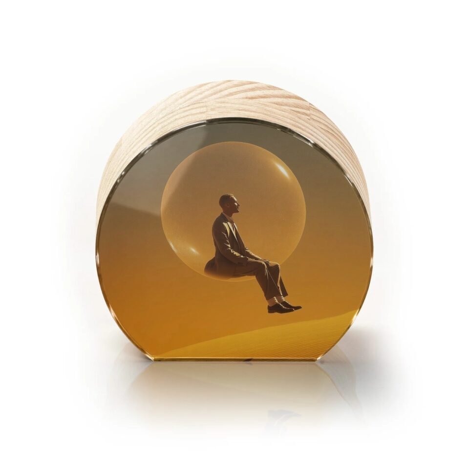 Totem Decorativo 'Reflexo do Infinito'