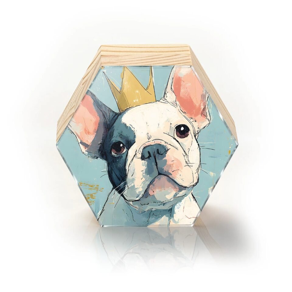 Totem Decorativo 'O Bulldog Real'
