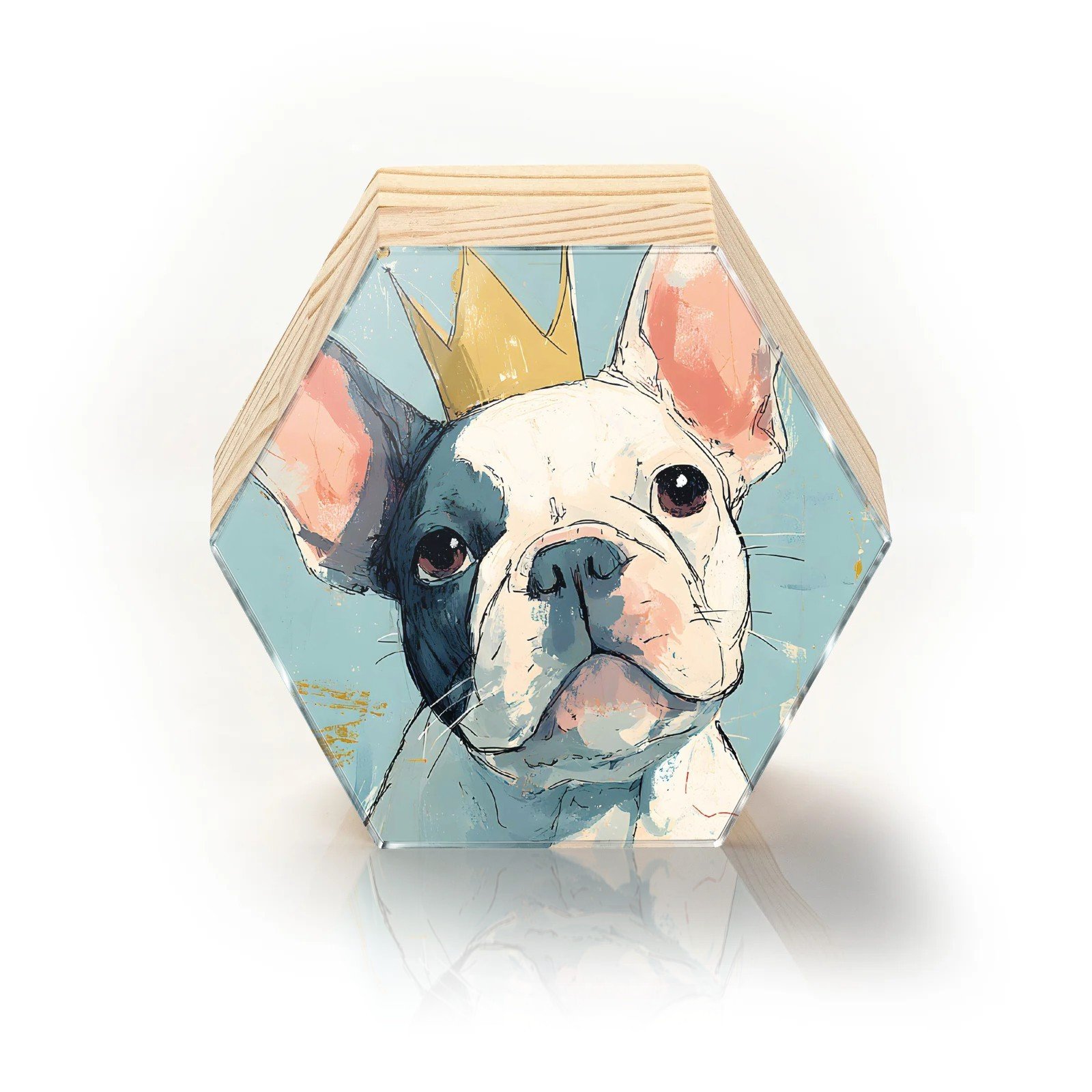 Totem Decorativo 'O Bulldog Real'