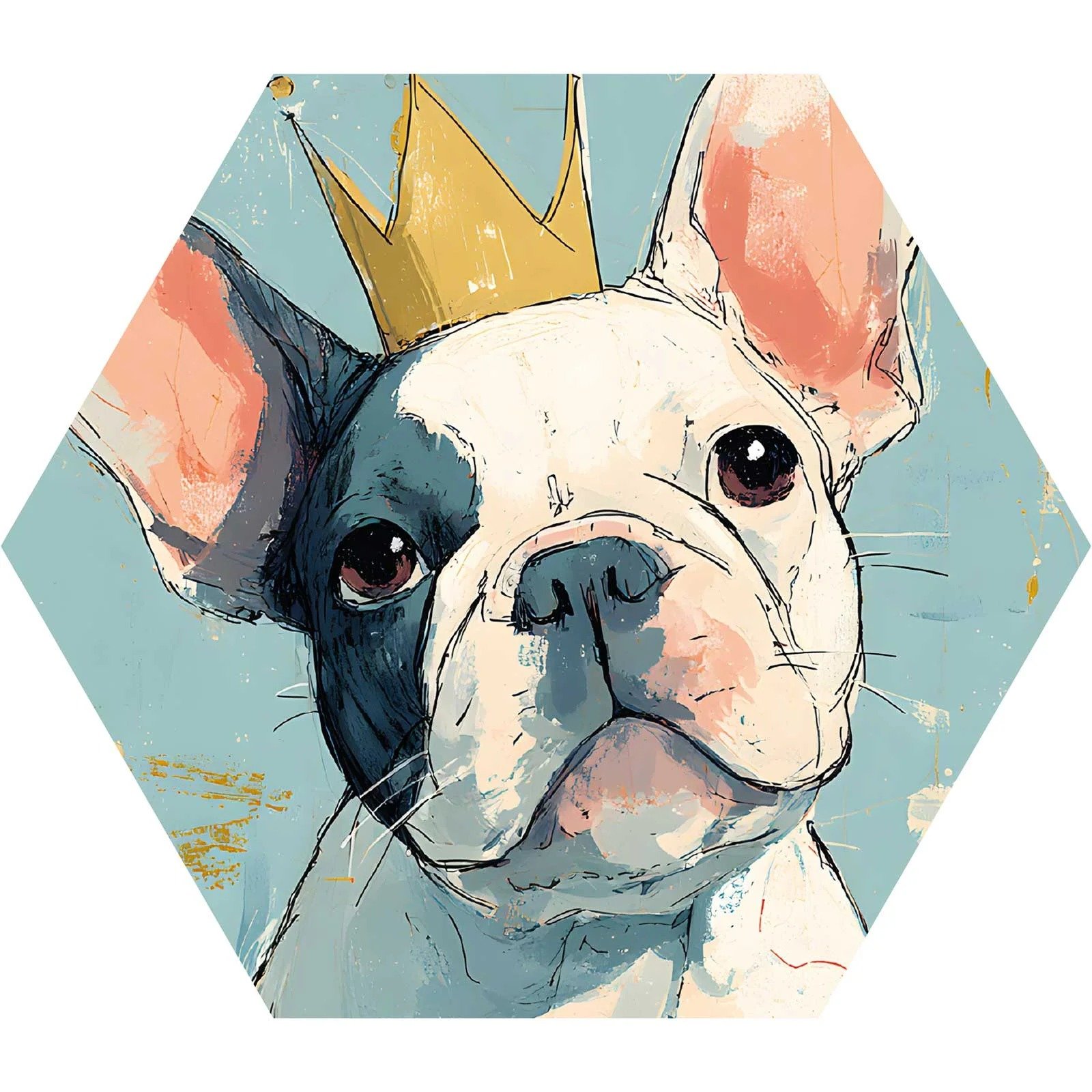 Totem Decorativo 'O Bulldog Real'